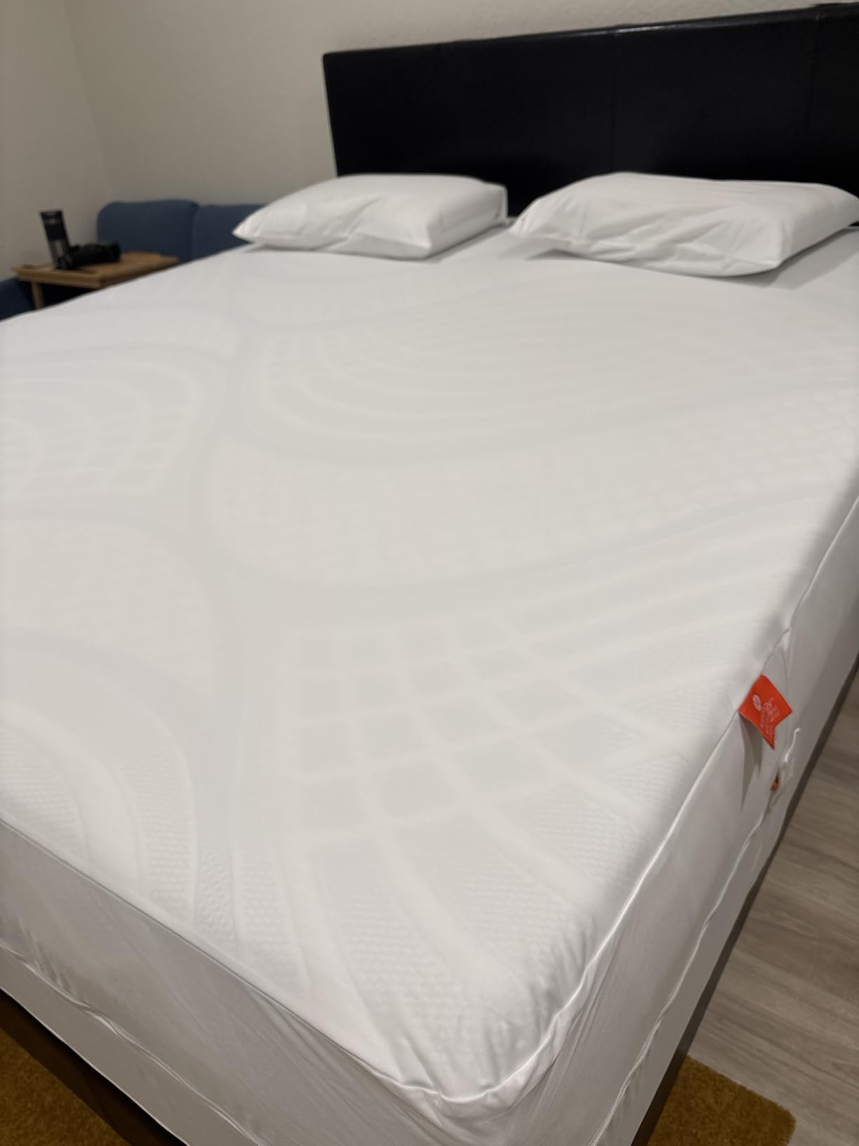 HOSPITOLOGY PRODUCTS Mattress Encasement - Zippered Bed Bug Dust Mite Proof Hypoallergenic - Sleep Defense System - Full/Double - Waterproof - Stretchable - Standard 12