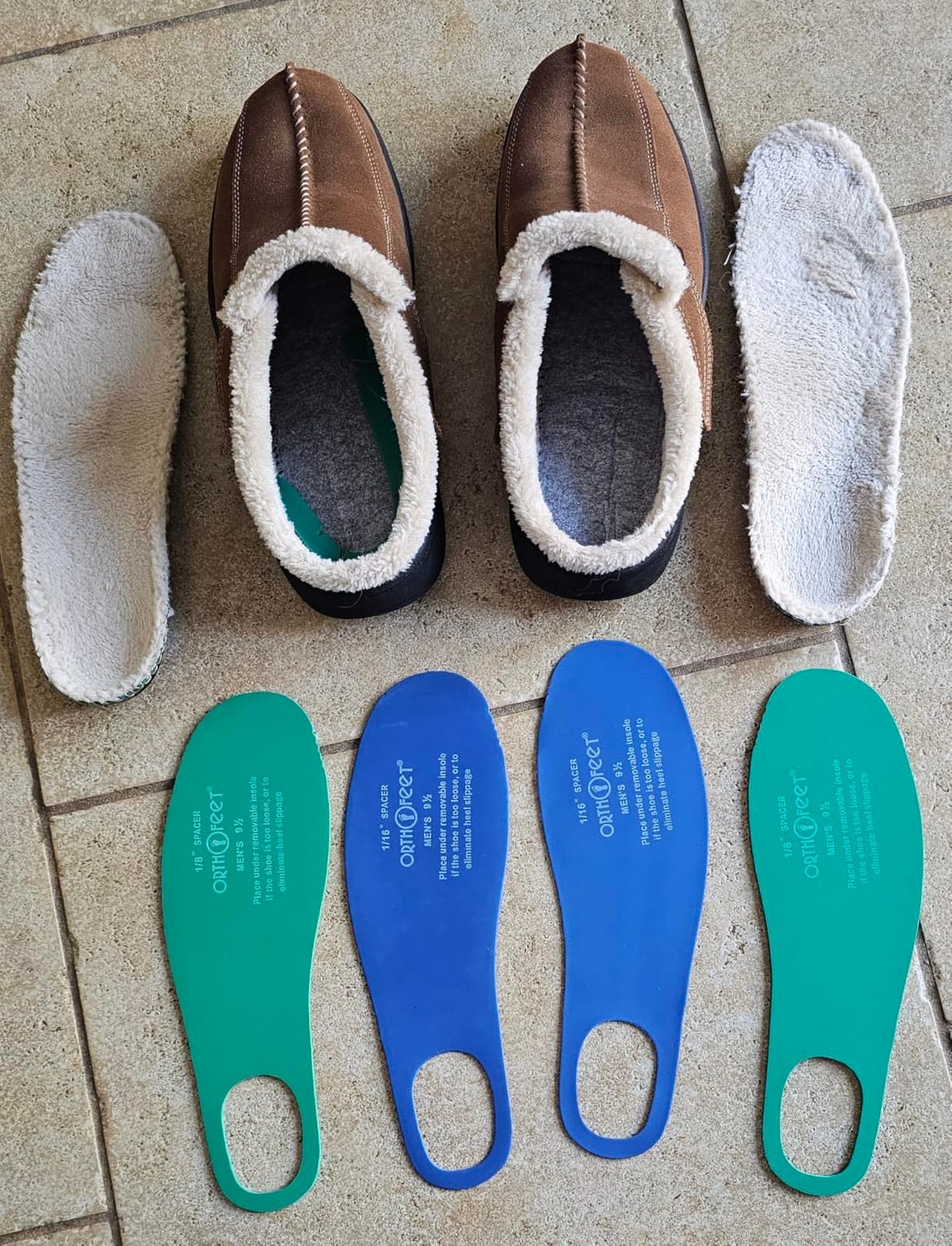 Orthofeet Asheville Orthopedic Men House Slippers customer photo 1