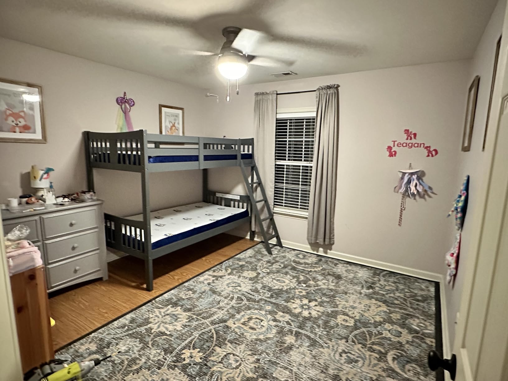 Storkcraft Caribou Twin-Over-Twin Bunk Bed, Navy customer photo 1
