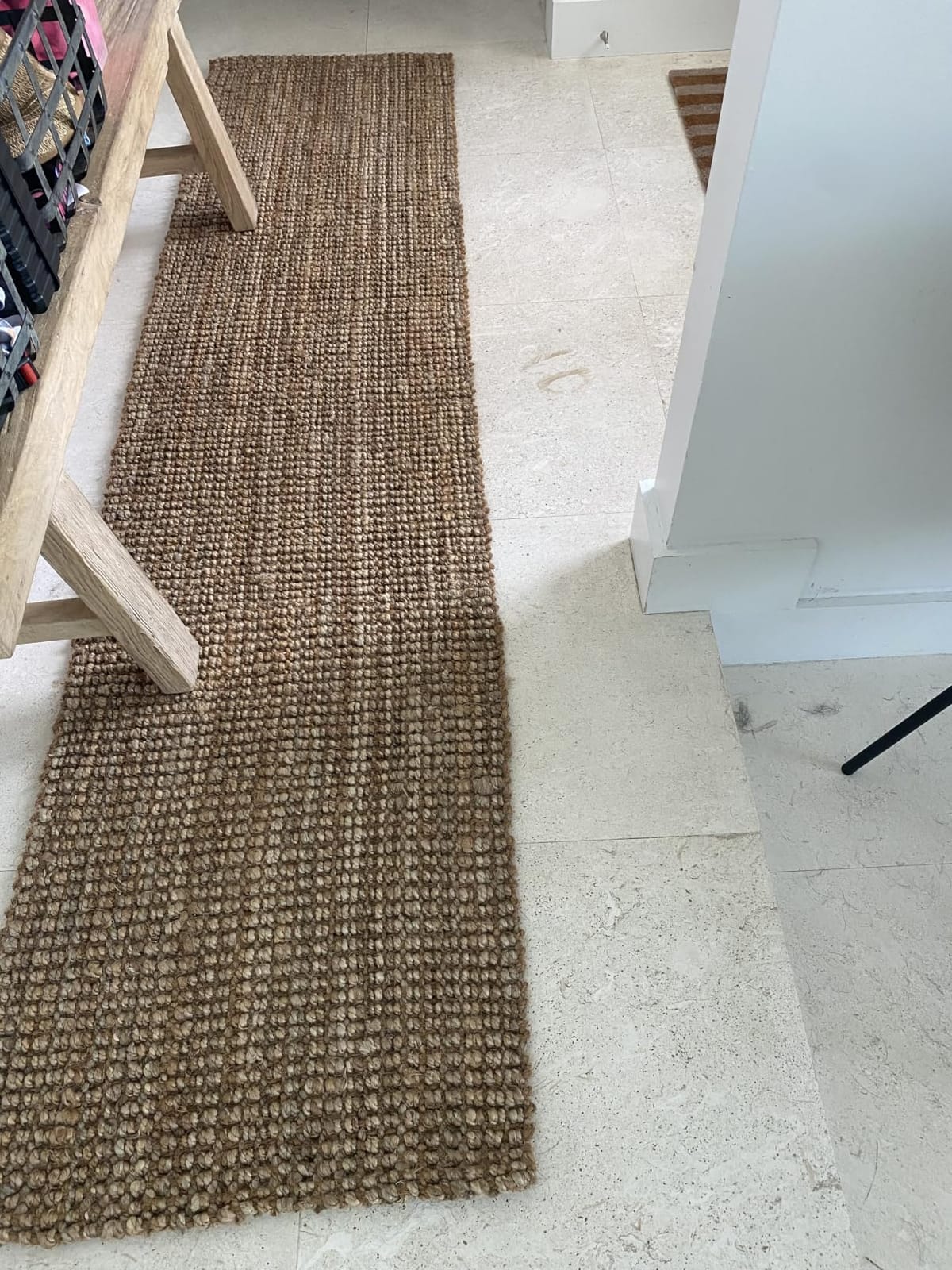 SAFAVIEH Area Rug 6x9 - Natural Fiber Collection - Natural Brown, Handmade Jute & Coir, Farmhouse Style, Chunky Textured Thick Pile (NF747A) customer photo 2