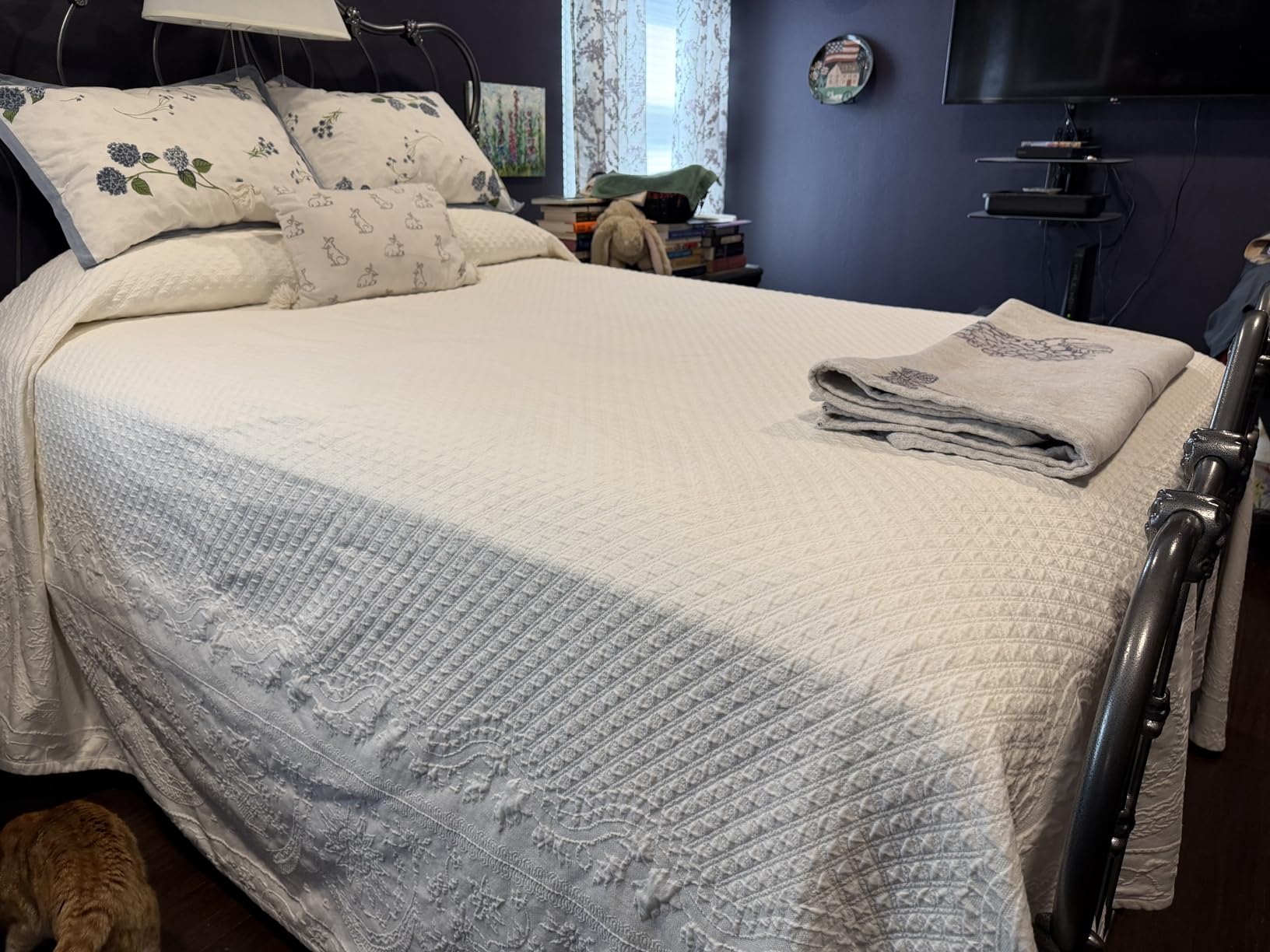 HISTORIC CHARLESTON Bedspreads Coverlet - King Charles Collection 120