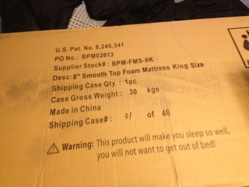 Best Price Mattress 8 inch Twin Mattress Bed-In-A-Box, Green Tea Memory Foam, White customer photo 1