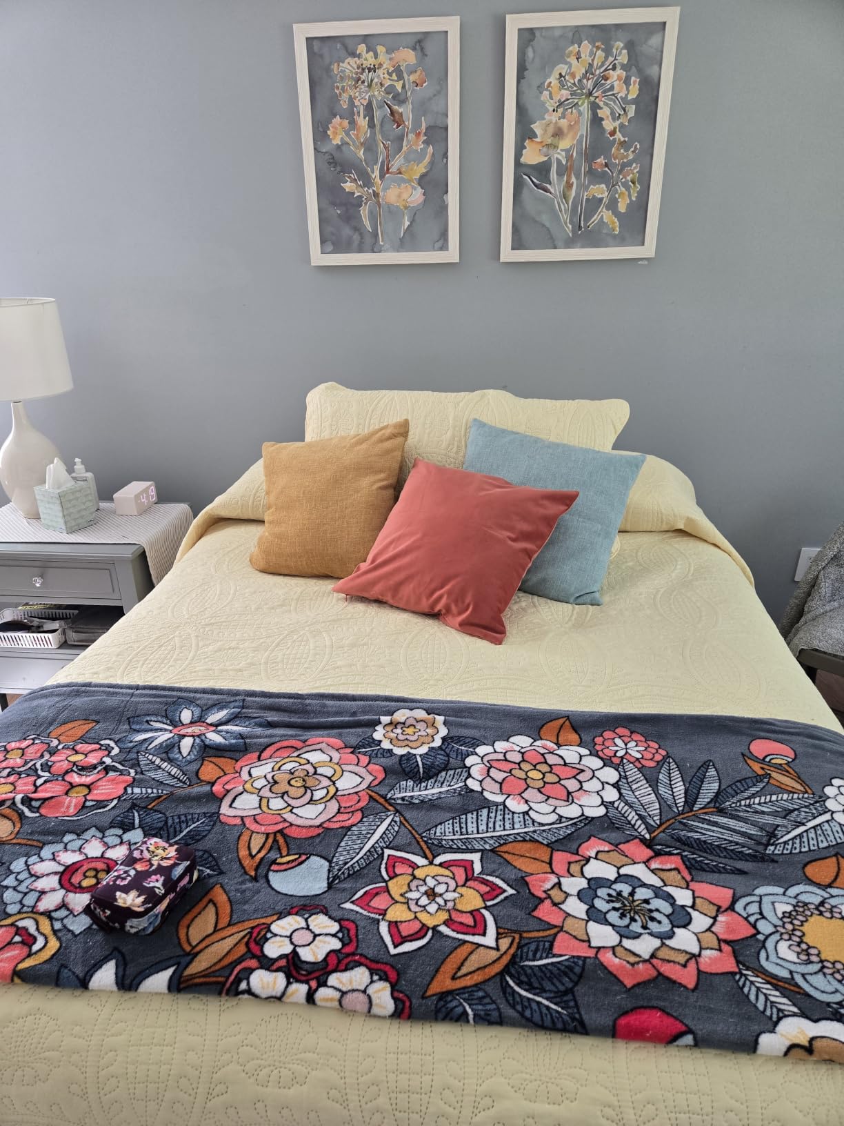Chezmoi Collection Austin 3-piece Oversized Bedspread Coverlet Set (Queen, Sage) customer photo 1