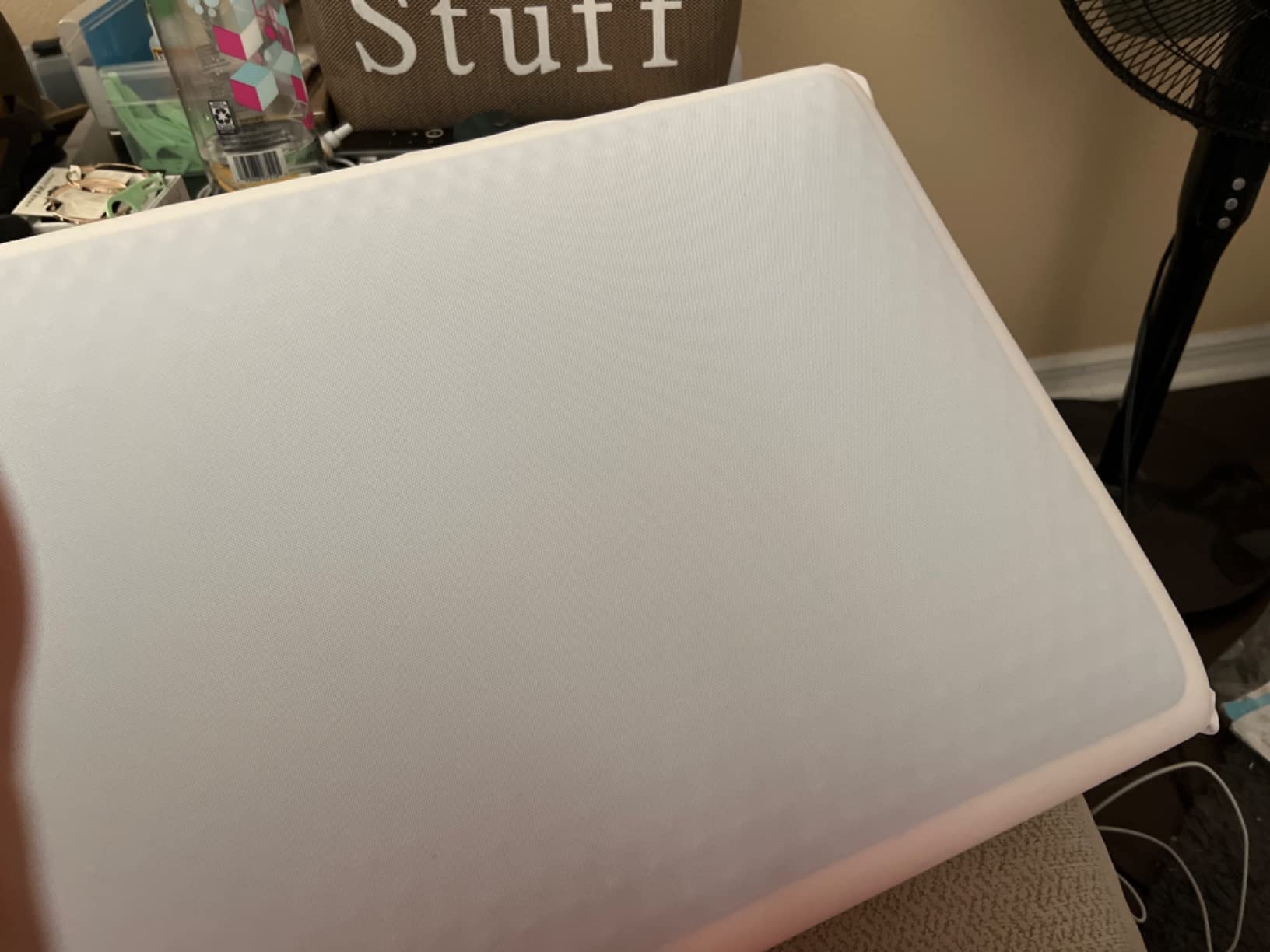 Cool Gel Cooling Pillow for Sleeping, Standard Size Cooling Memory Foam Pillow for Hot Sleepers, Reversible Ergonomic Design, Pressure Relief, Spine Alignment, Side, Back Contouring Support customer photo 2
