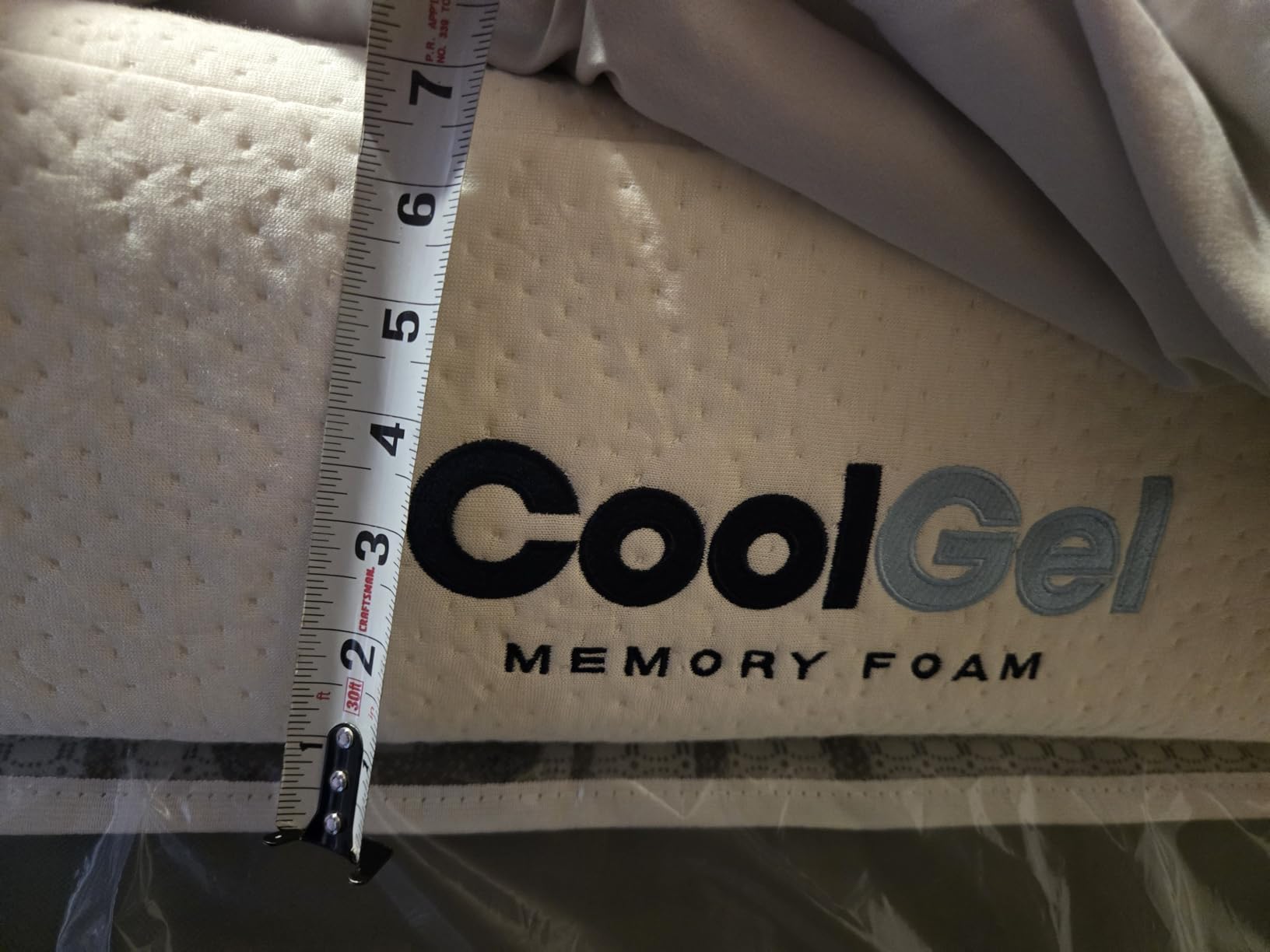 COOL GEL 8 Inch Twin XL Mattress, Cooling Gel Memory Foam Mattress in a Box, Medium Firm Support & Pressure Relief, Fiberglass Free, CertiPUR-US Certified customer photo 1