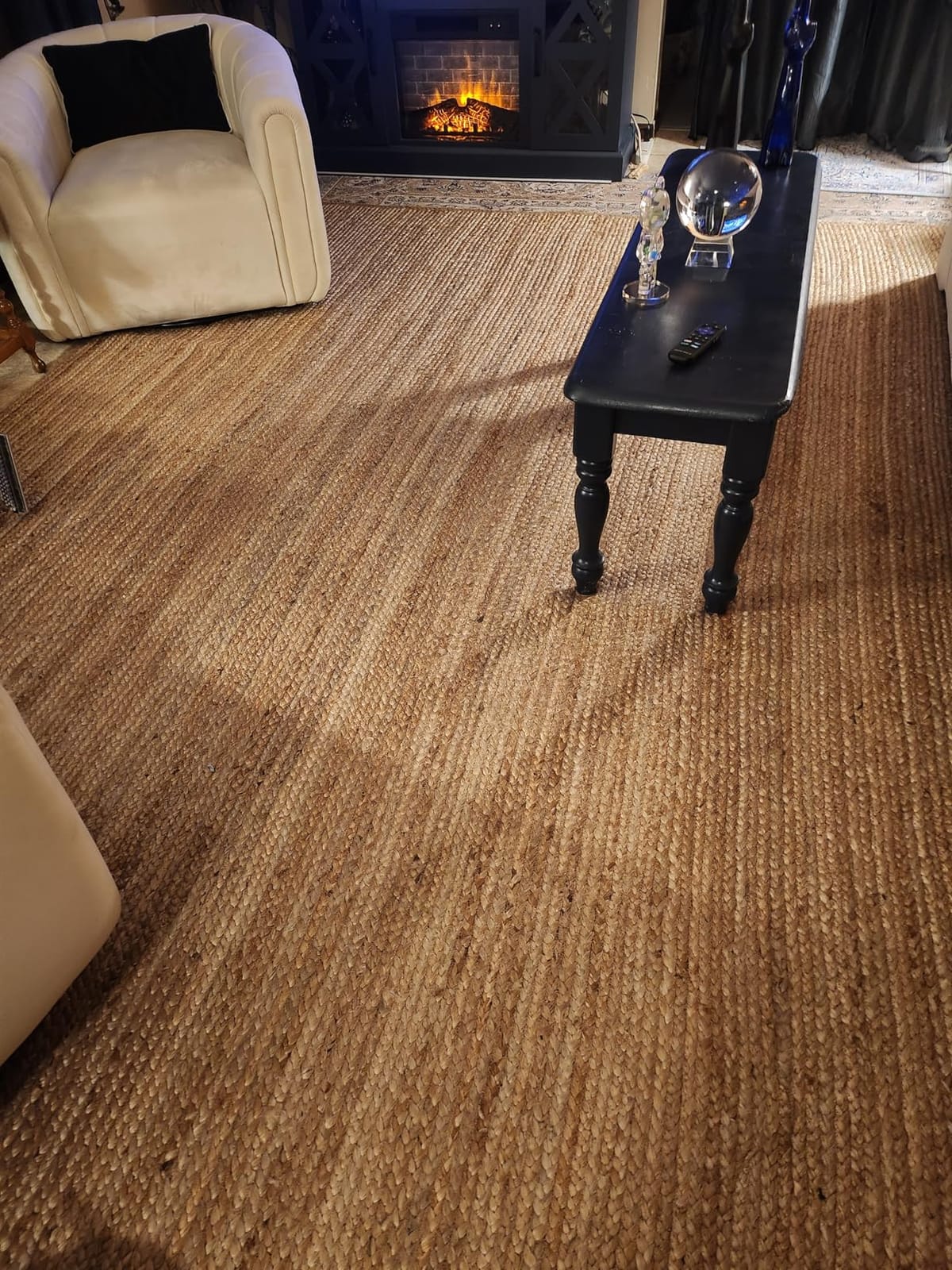 nuLOOM Rigo Natural Solid Flatweave Area Rug, 6' x 9' customer photo 1