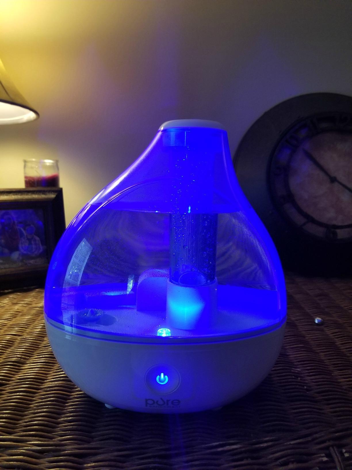 Pure Enrichment MistAire Ultrasonic Cool Mist Humidifier - Quiet Air Humidifier for Bedroom, Nursery, Office, & Indoor Plants - Lasts Up To 25 Hours customer photo 2