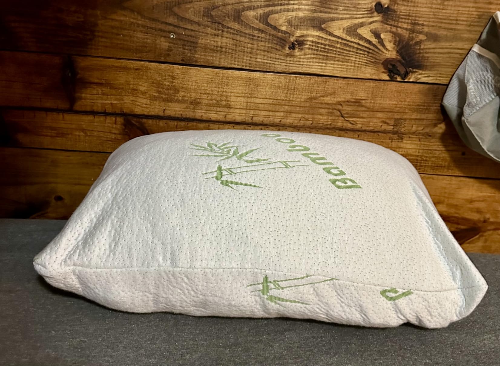 Memory Foam Pillows Queen Size Set of 2 - Cooling Bed Pillows for Sleeping - Back, Stomach, Side Sleeper Firm, Comfy Cool Shredded - 2 Pack, Rayon Derived from Bamboo customer photo 2