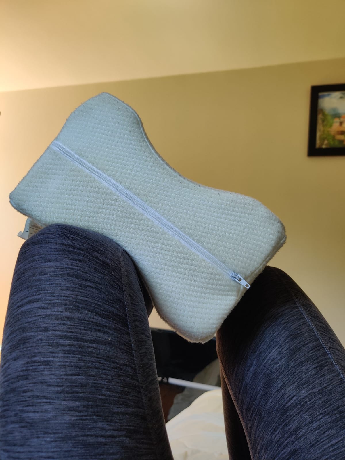 ComfiLife Orthopedic Knee and Leg Pillow for Side Sleepers Sleeping - 100% Polyurethane Foam for Back Pain, Hip Pain Relief customer photo 2