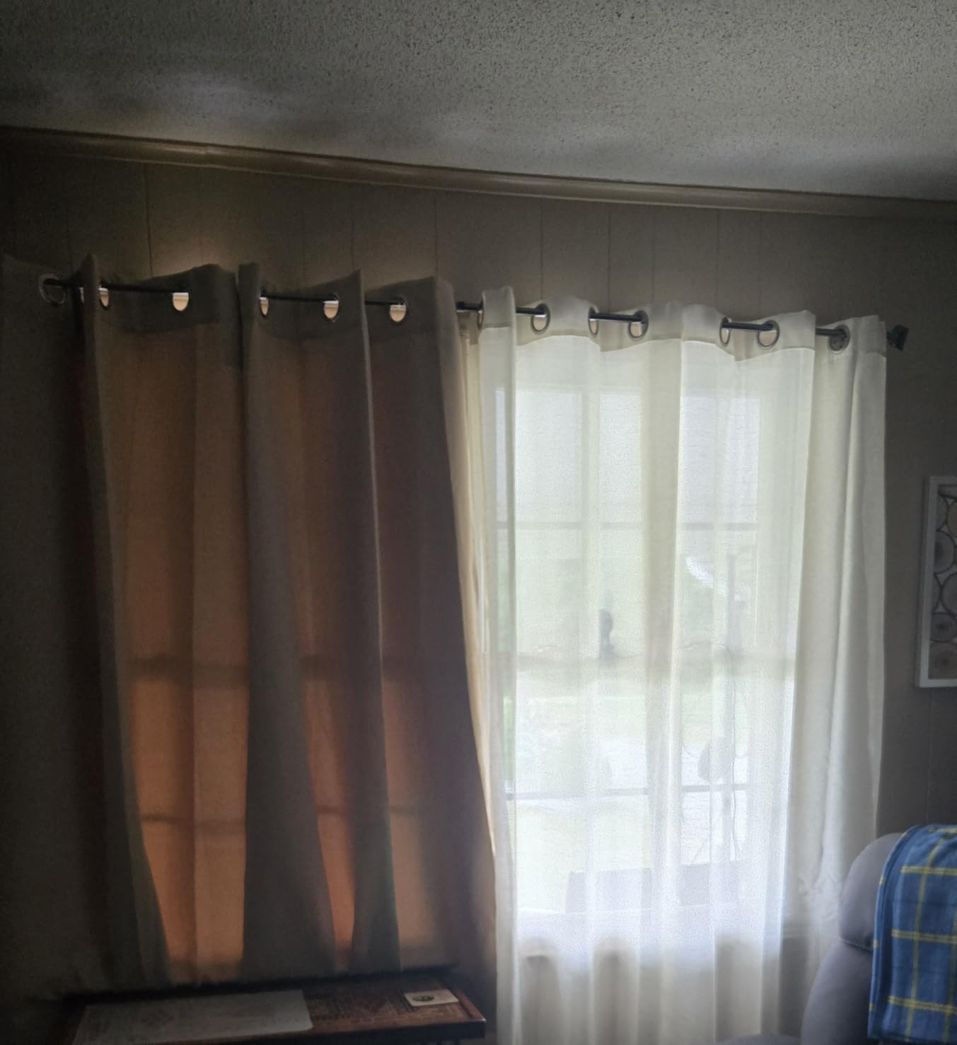 NICETOWN Noise Reducing Blackout Curtains, 2 Panels, 42 x 84-inch, Grey customer photo 1