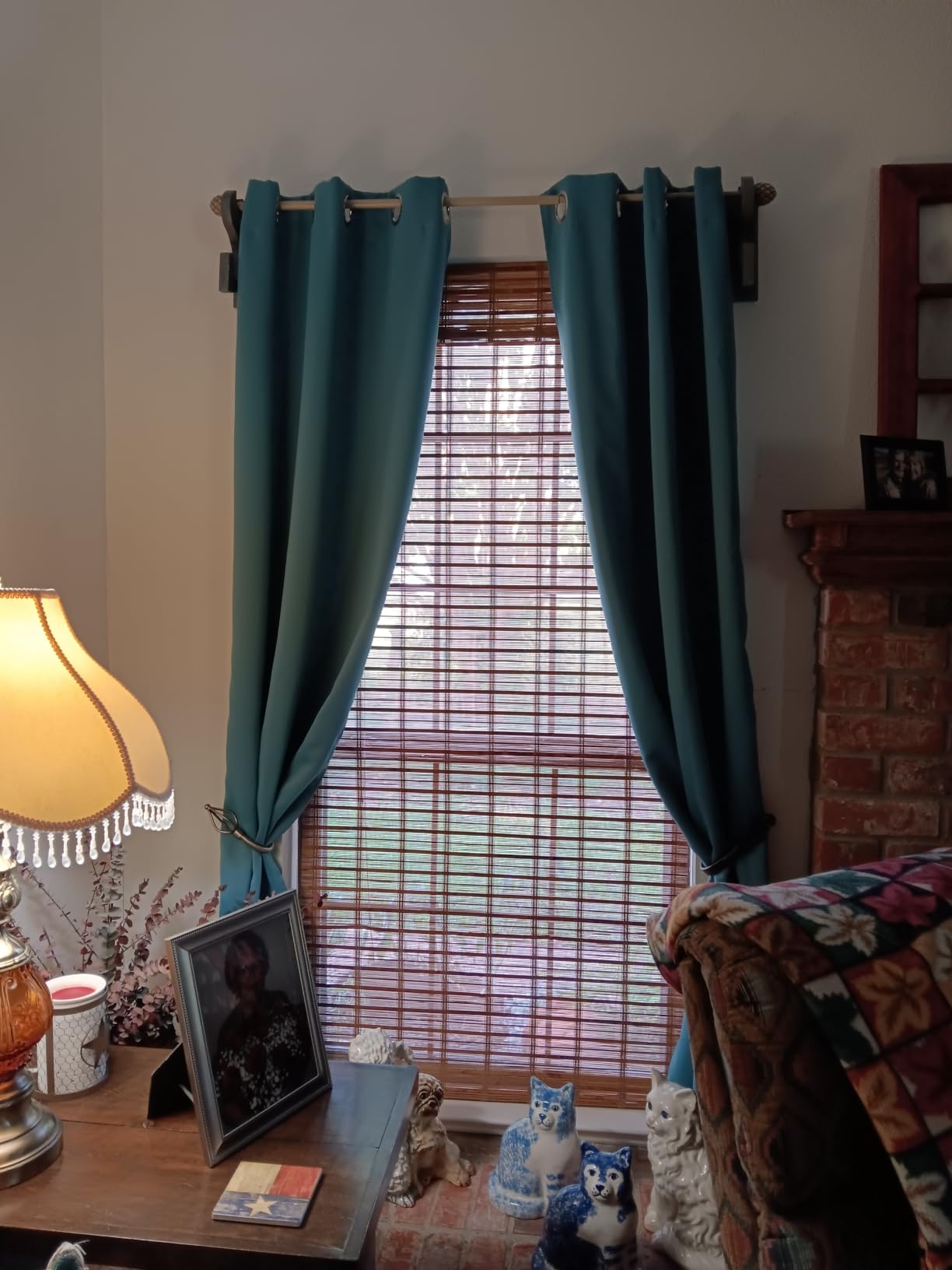 NICETOWN Noise Reducing Blackout Curtains, 2 Panels, 42 x 84-inch, Grey customer photo 2