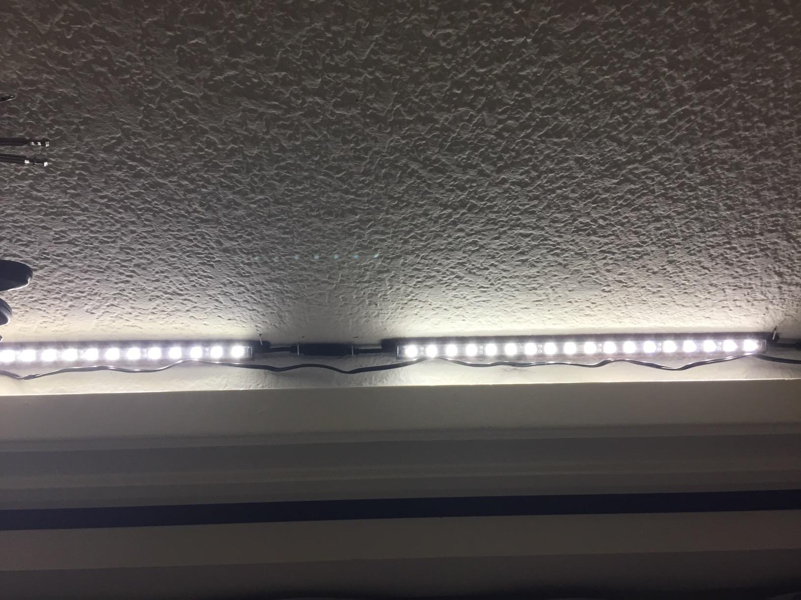 TORCHSTAR 6pcs 12 Inch LED Safe Lighting Kit, Motion Sensor, 5000K | UL Power Adapter, Input 100-240V, Linkable Gun Safe Light Bars, 900LM, for Under Cabinet Locker Closet Showcase, Daylight customer photo 1