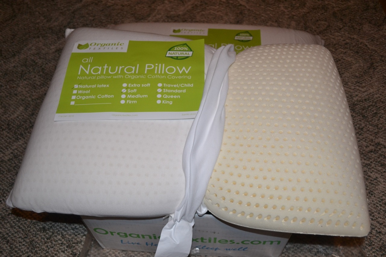 OrganicTextiles Natural Latex Pillow with Organic Cotton Cover, Standard Size, Soft, Pressure Relief, Neck Pain Relief, Bed Pillow for Side, Back and Stomach Sleeper customer photo 1