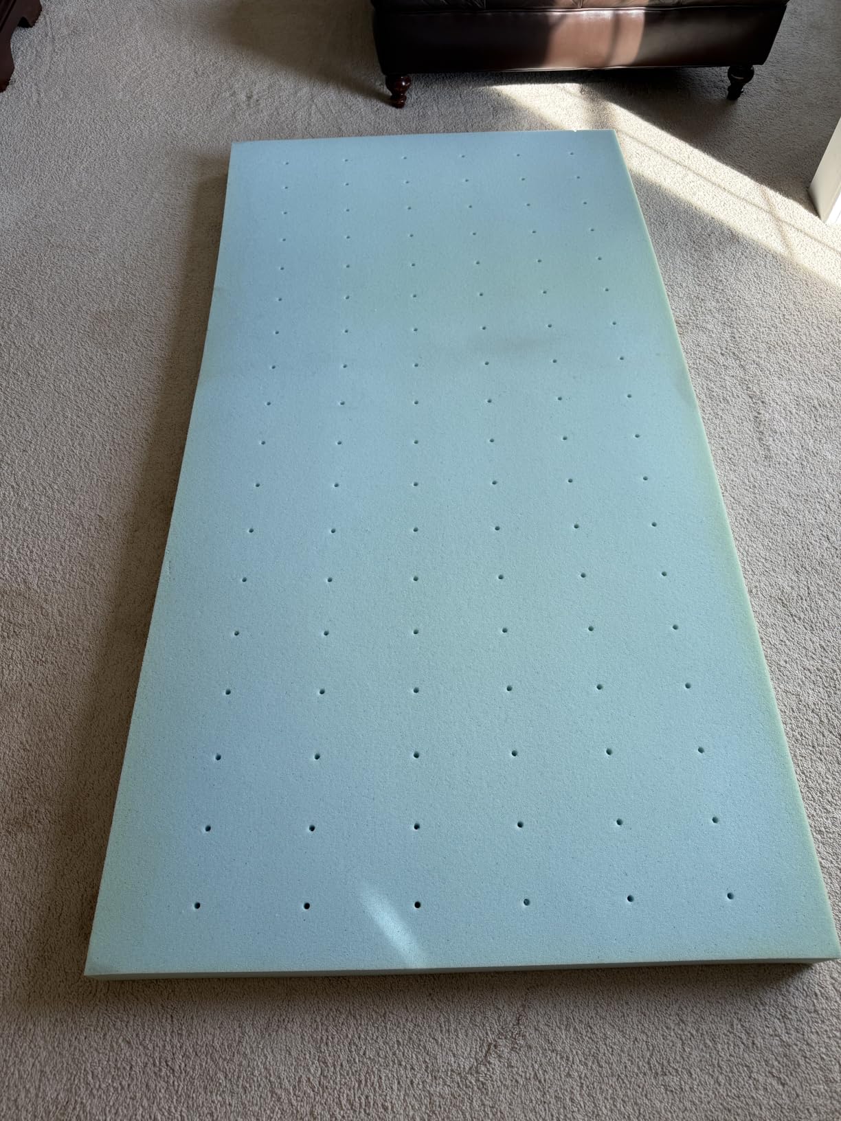 Lucid 3 Inch Memory Foam Mattress Topper, Twin XL Size - Cooling Gel Bed Topper - Preassure-Relieving Deep Plush Feel - Ventilated Breathable Design - CertiPur Certified - Dorm Room Essentials customer photo 1