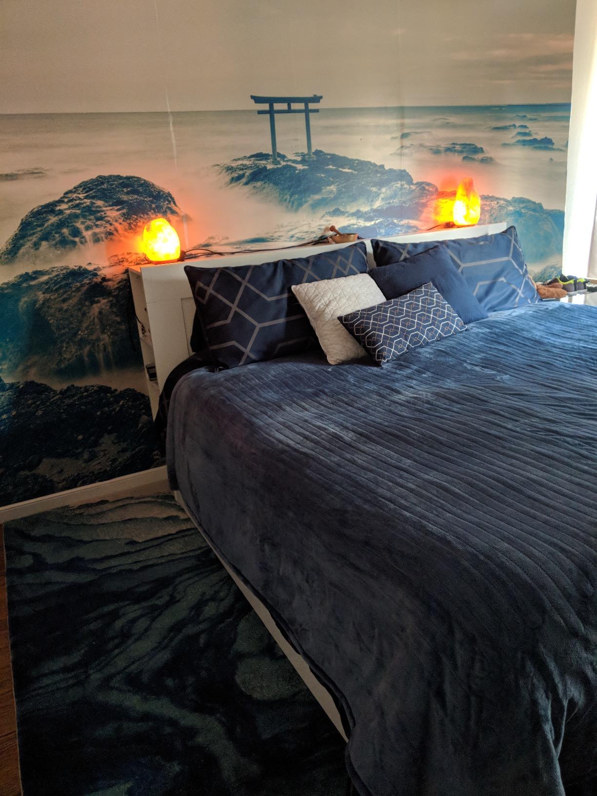 Beautyrest Reversible Heated Blanket, Twin Size Electric Blanket, Ivory customer photo 2