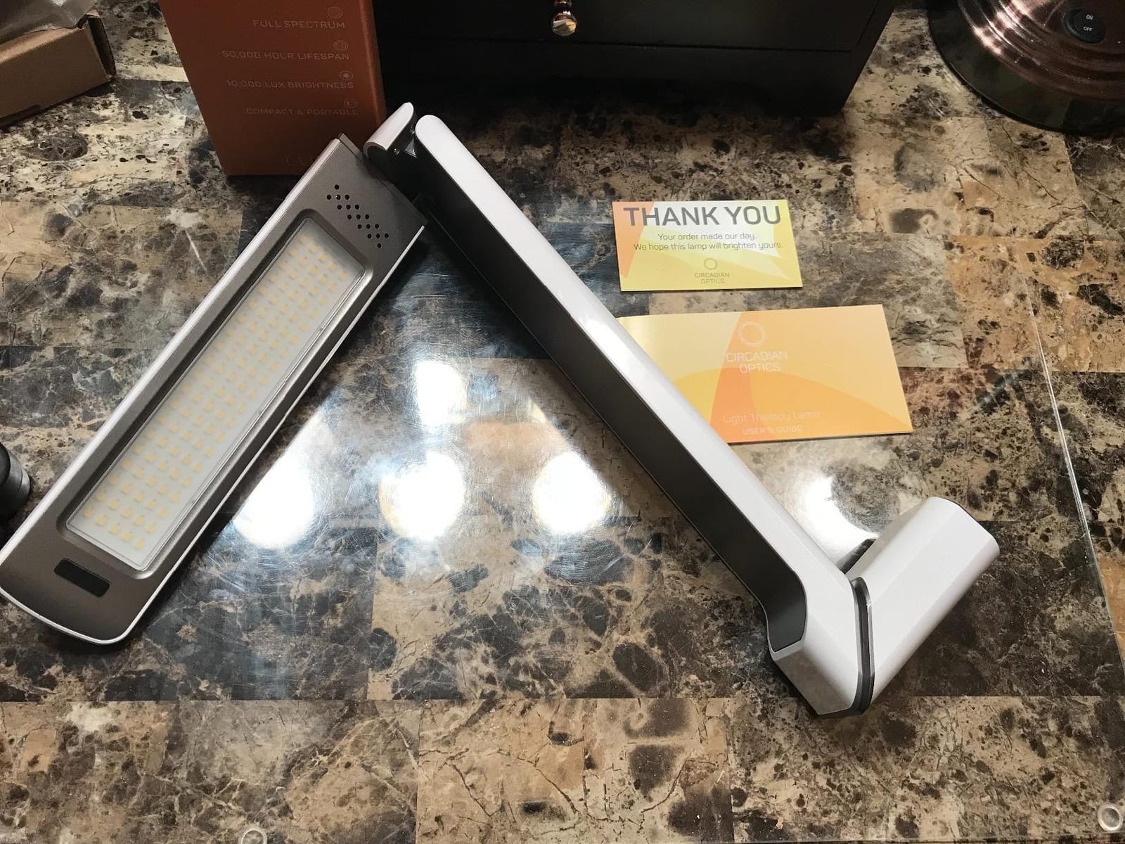 Circadian Optics Lumos 10,000 Lux Light Therapy Lamp | Seen On Shark Tank customer photo 1