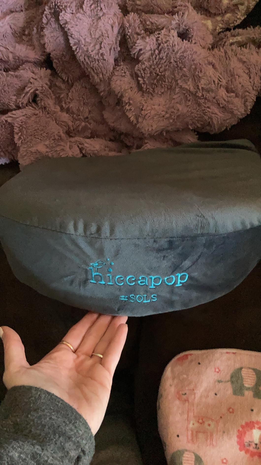 Hiccapop Pregnancy Wedge Pillow, Maternity Pillow Support Belly, Legs, Back customer photo 1