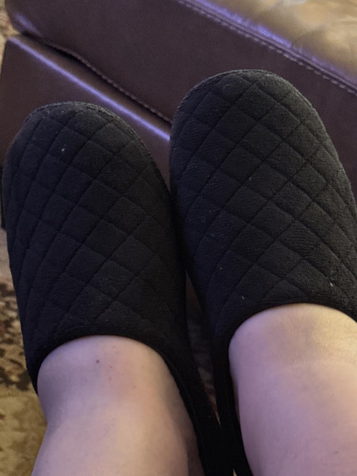 Leslie Terry Clog House Shoes with Memory Foam, Indoor Slippers with Wide Widths customer photo 1