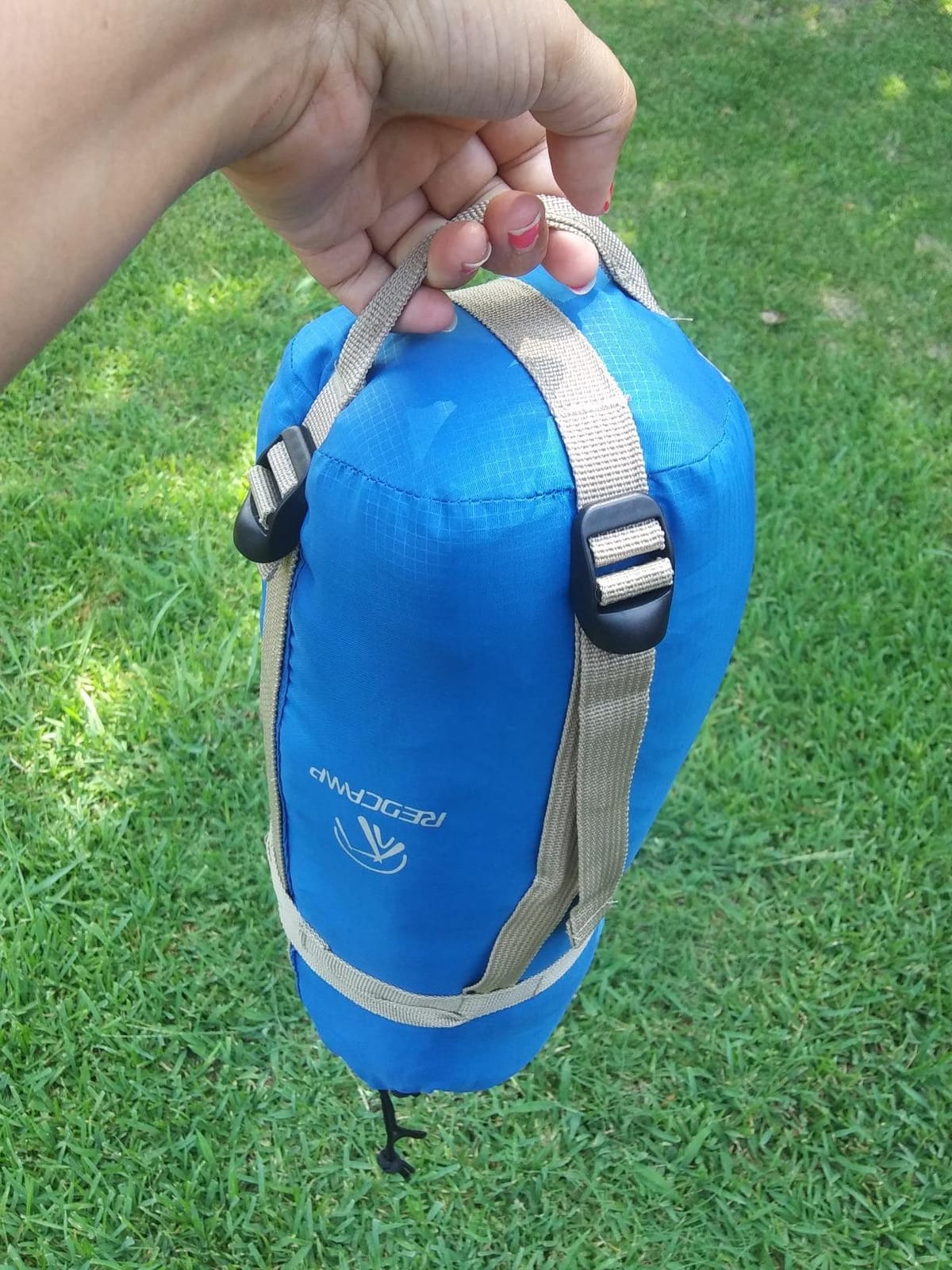 REDCAMP Ultra Lightweight Sleeping Bag for Backpacking, Hiking, Comfort for Adults Warm Weather, with Compression Sack customer photo 2