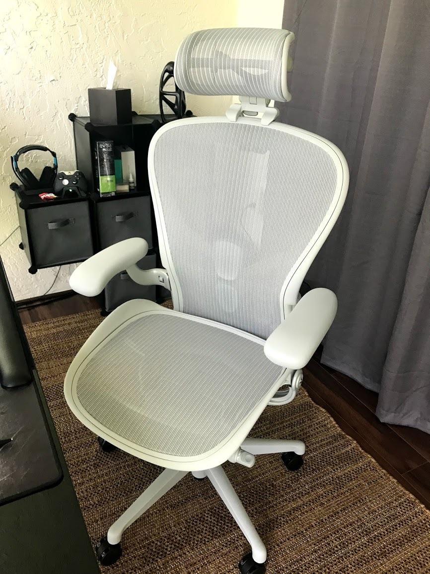 Herman Miller Aeron Ergonomic Chair - Size B, Graphite customer photo 2