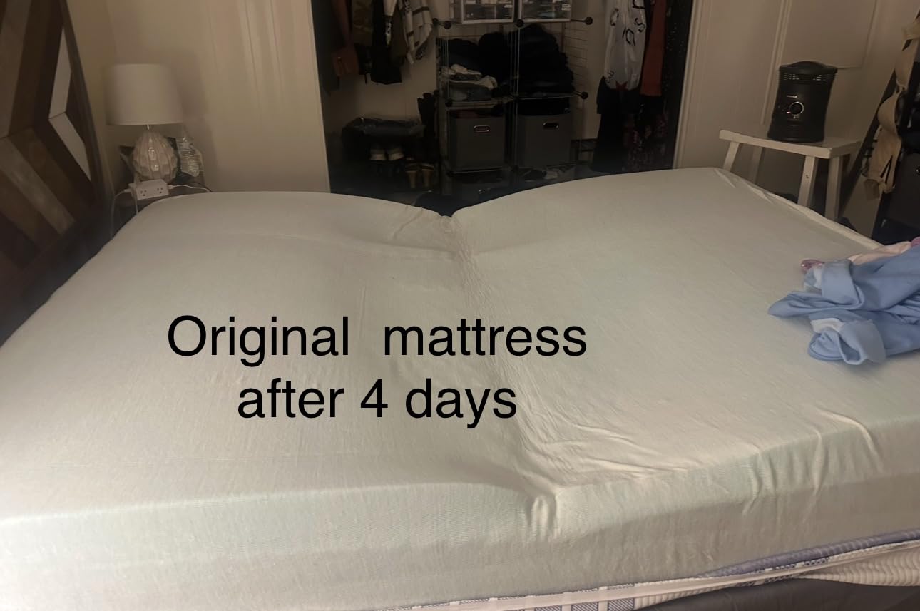 Vibe Gel Memory Foam Mattress, 12-Inch CertiPUR-US Certified Bed-in-a-Box, Queen, White customer photo 1