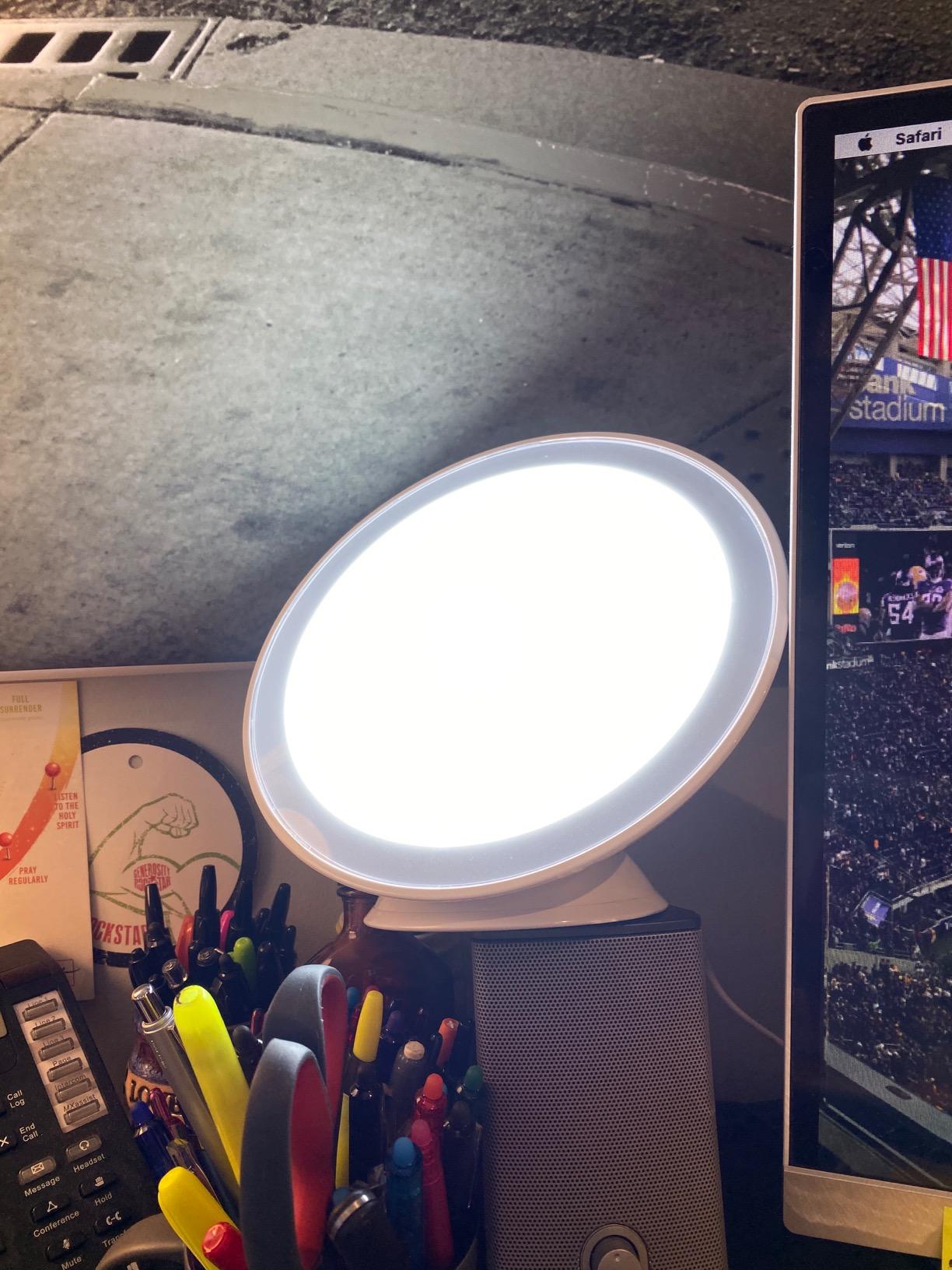 Circadian Optics Lampu 10,000 Lux Light Therapy Lamp | Seen On Shark Tank customer photo 2