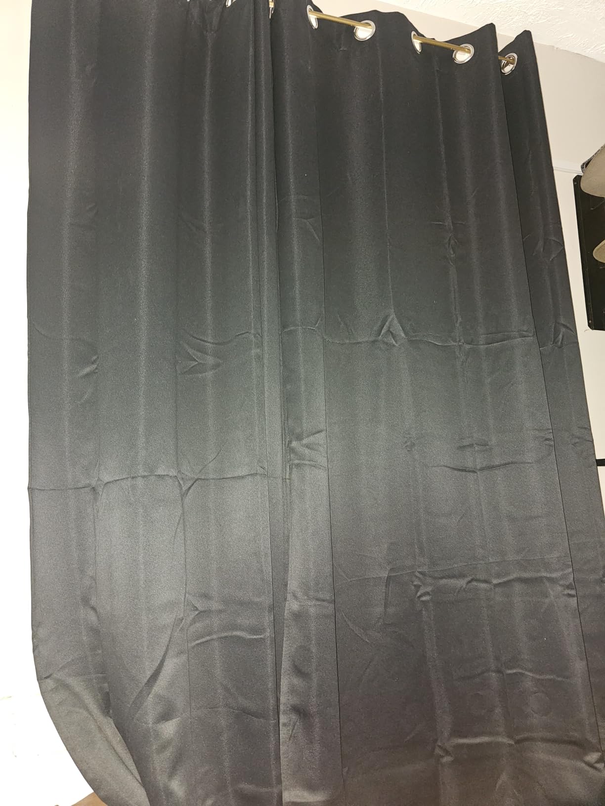 NICETOWN Black Out Short Curtain Panels for Kitchen - Energy Smart Decoration Thermal Insulating Blackout Drapes/Draperies for Bathroom Small Window (2 Panels,42 in x 45 in (W x L)) customer photo 2