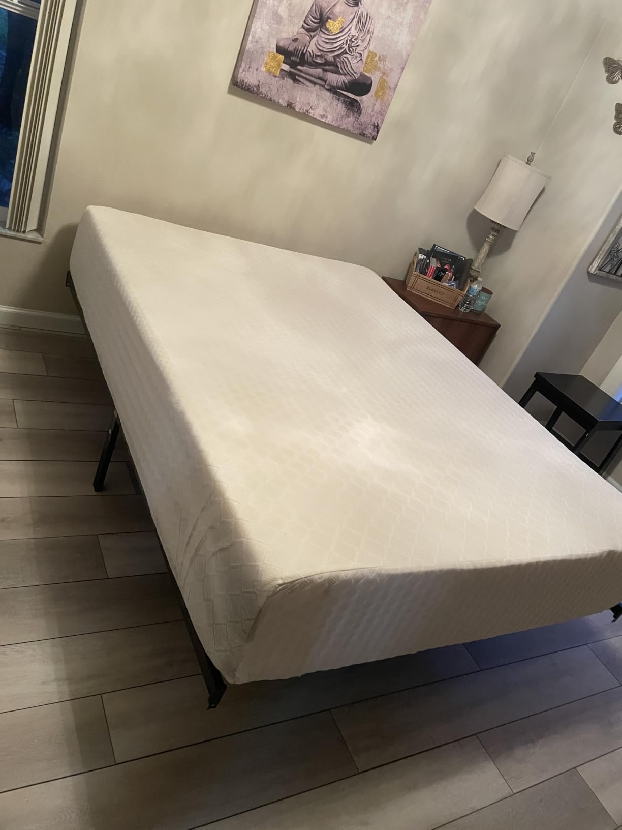 Signature Design by Ashley Chime 12 Inch Full Memory Foam Mattress, White customer photo 2
