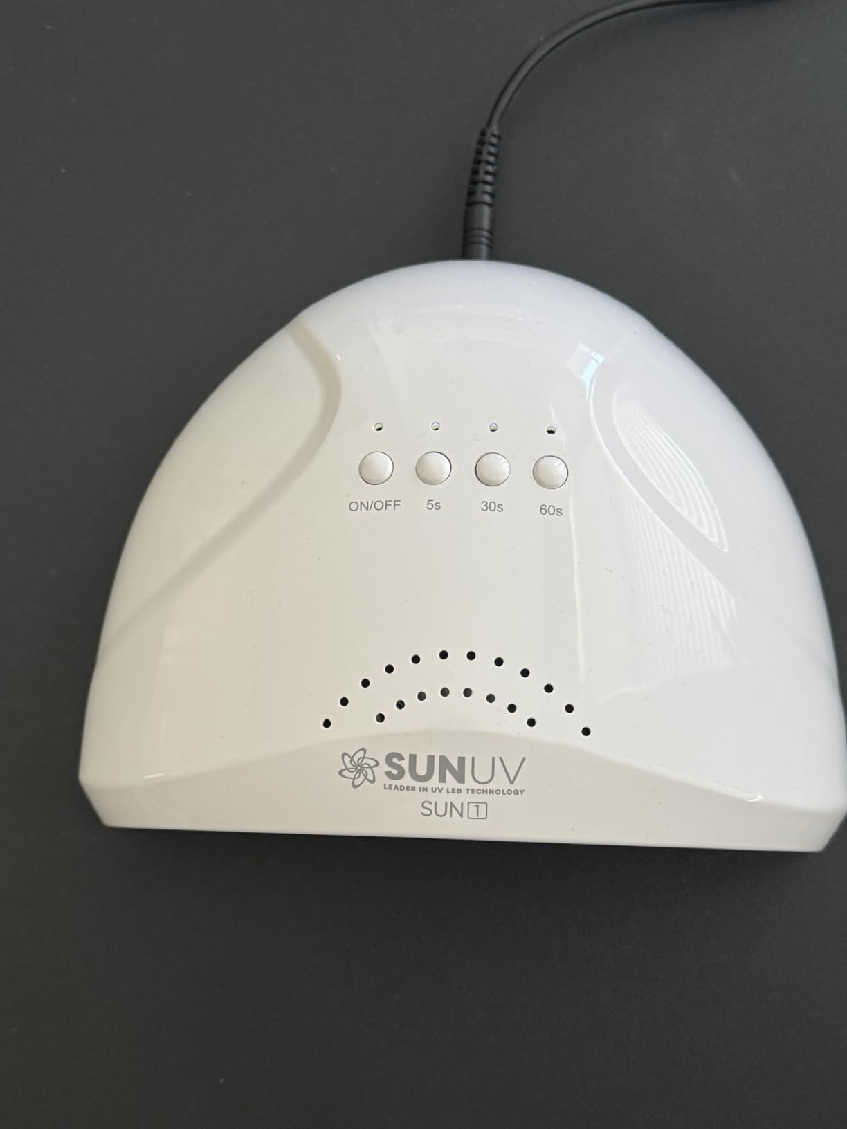 SUNUV UV LED Nail Lamp, Gel Light for Nail Polish UV Dryer SUNONE White customer photo 1