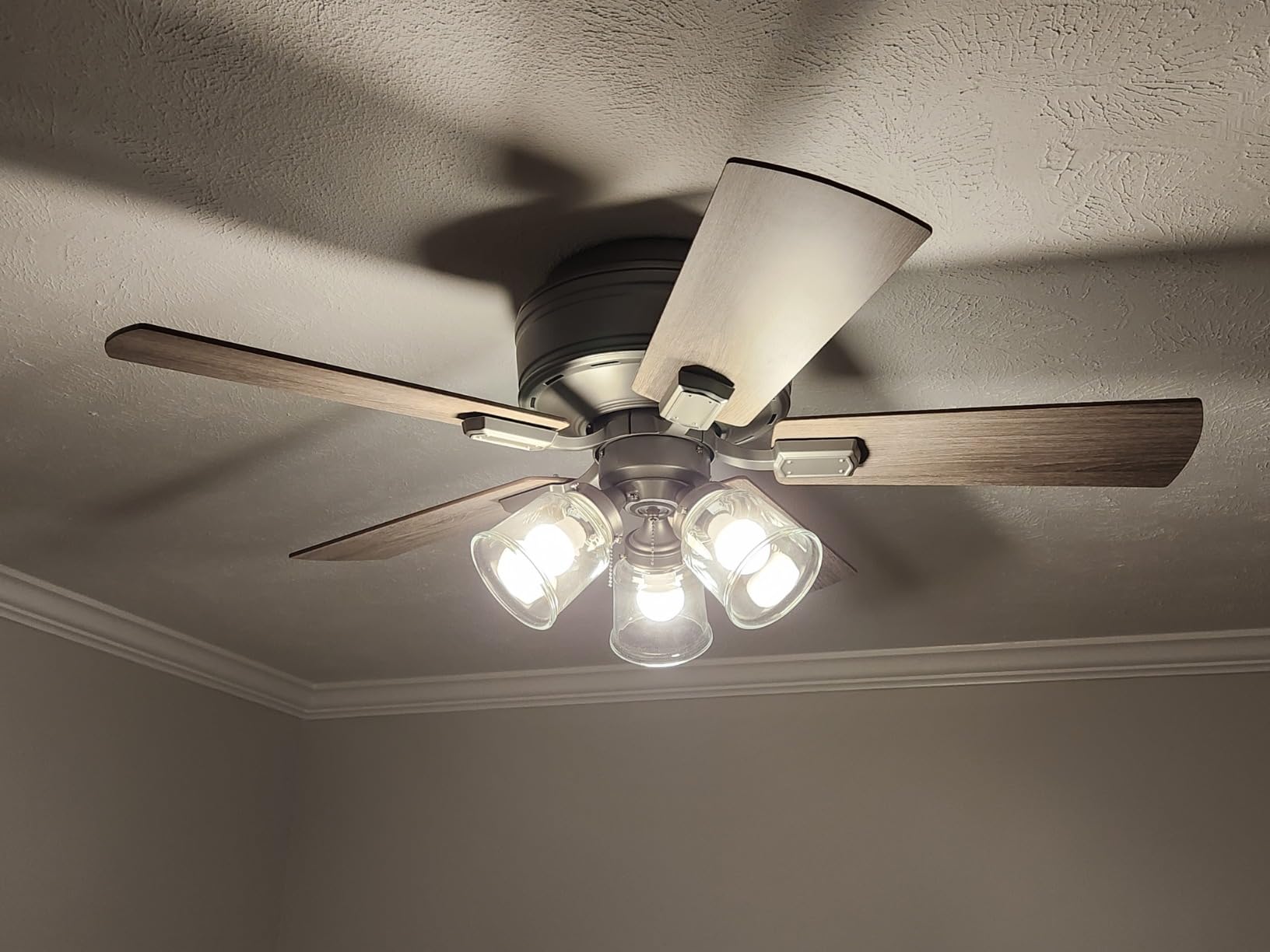 Hunter Crestfield, Indoor, Ceiling Fan, Quiet, 42 inch, Fresh White customer photo 1