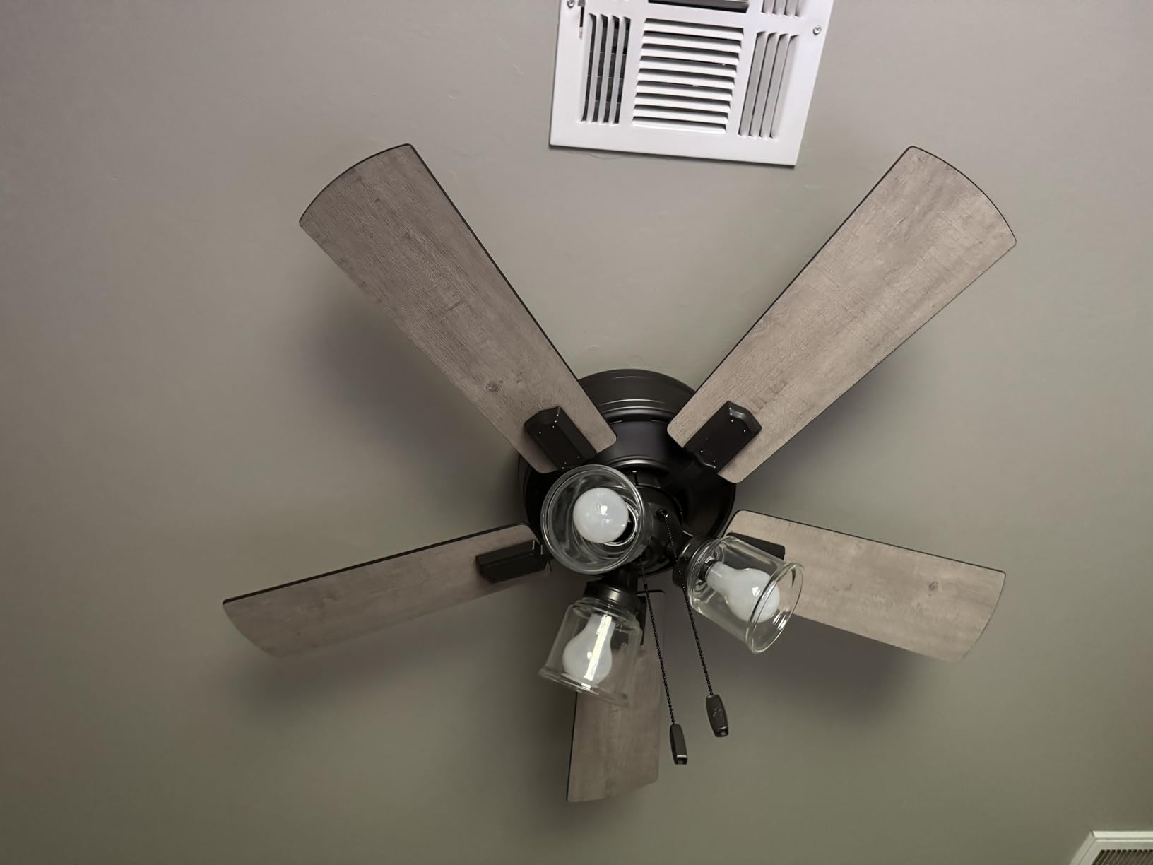 Hunter Crestfield, Indoor, Ceiling Fan, Quiet, 42 inch, Fresh White customer photo 2