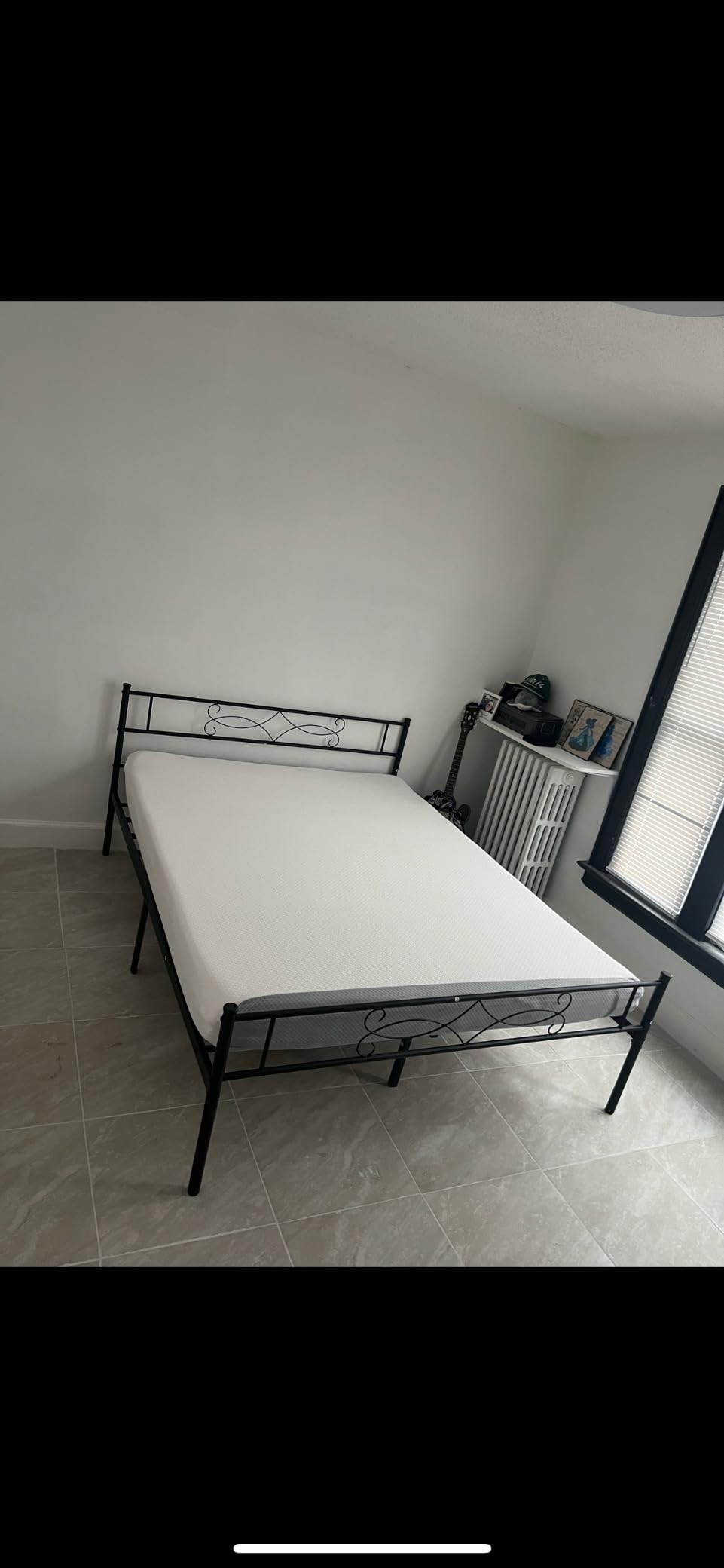 Amazon Basics Memory Foam Mattress, Soft Plush Feel, Breathable, Contours to Body, 8 Inch, Twin, White/Grey customer photo 2
