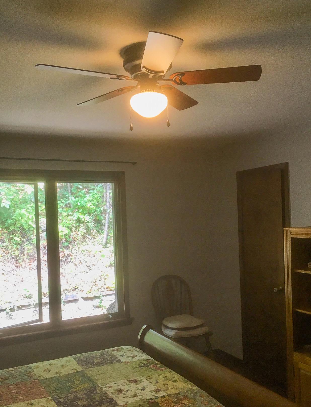 Prominence Home Alvina Traditional 42 Inch Ceiling Fan with Light, LED Flush Mount Ceiling Fan, Indoor Fan with 5 Blades, Light Cherry and Maple Brown Blade Finish Options, Bronze (50860-01) customer photo 1
