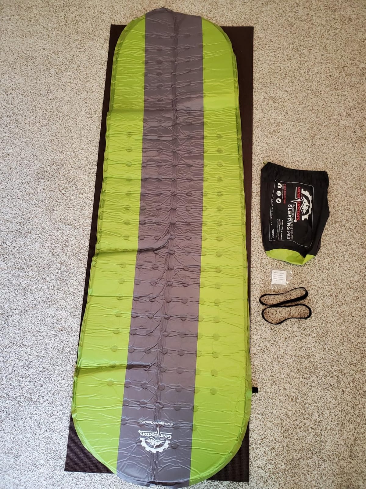 Gear Doctors Oxylus 4.3 R-Value Insulated Foam Self Inflating Sleeping Pad Camping customer photo 1