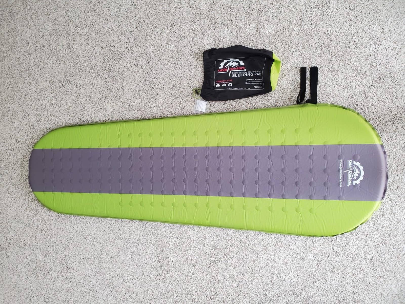 Gear Doctors Oxylus 4.3 R-Value Insulated Foam Self Inflating Sleeping Pad Camping customer photo 2