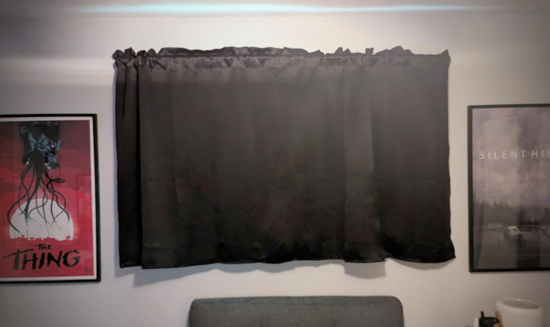 DWCN Blackout Curtains for Bedroom Living Room 38 x 45 Inch Long Grey customer photo 1