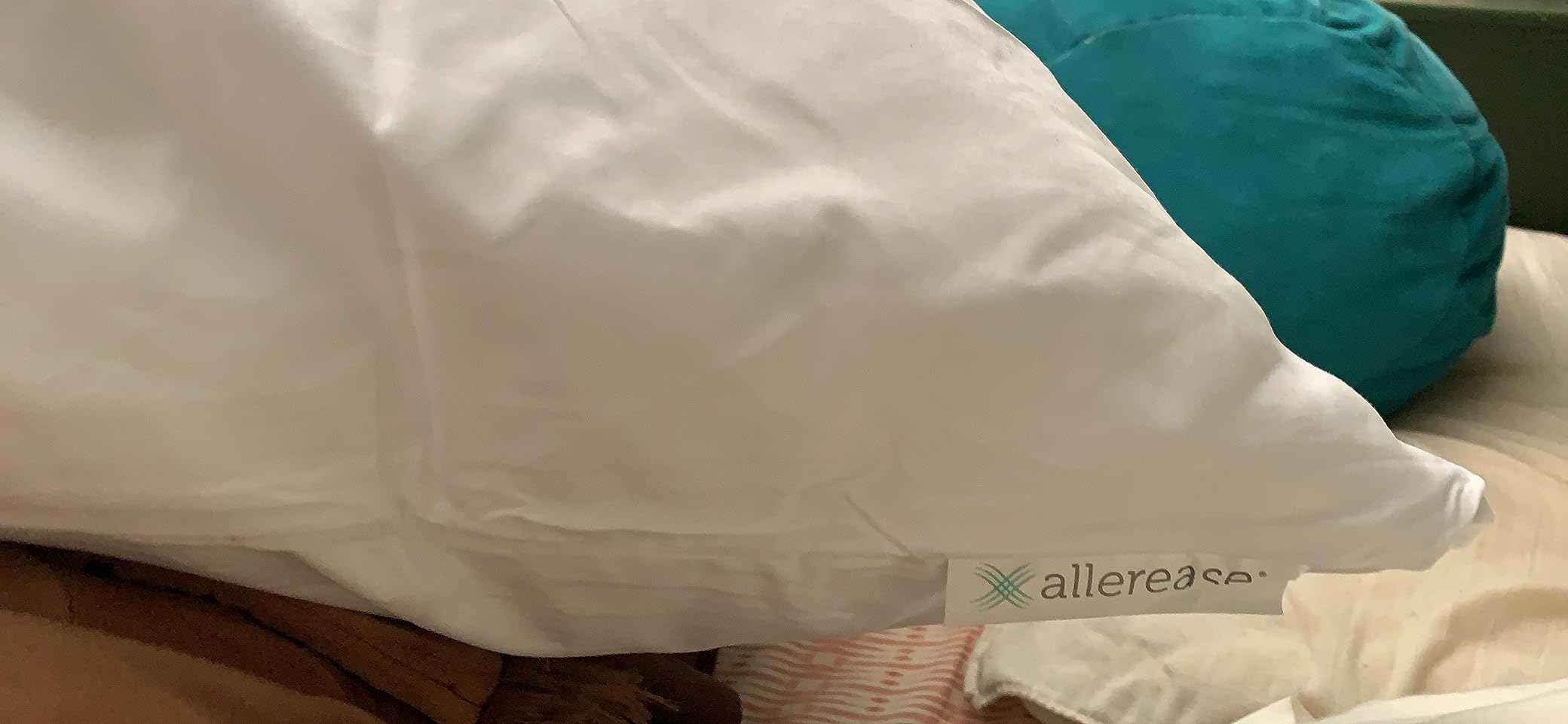 AllerEase Allergy Pillow Protector, Standard/Queen - 2 Pack customer photo 2