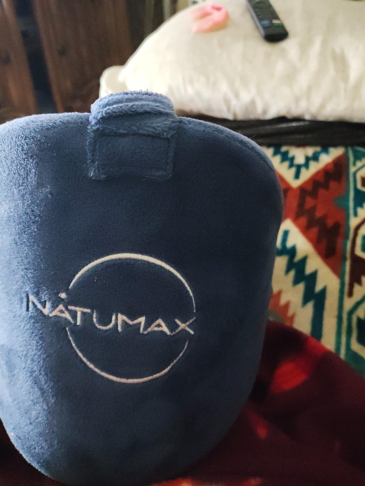 Knee Pillow for Side Sleepers - Relief from Sciatica Pain, Back/Leg Pain, Pregnancy, Hip and Joint Pain Memory Foam Leg Pillow + Free Sleep Mask and Ear Plugs customer photo 1