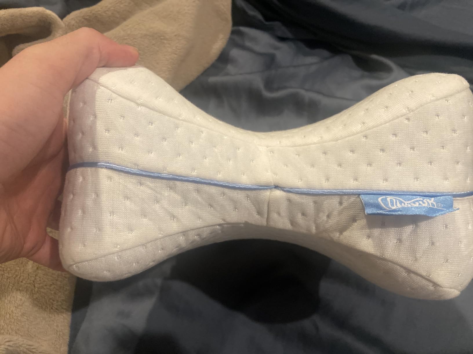 Contour Legacy Leg & Knee Foam Support Pillow for Side Sleepers Soothing Relief for Back, Hips, Knees, Joints, Nerves & Muscles customer photo 2
