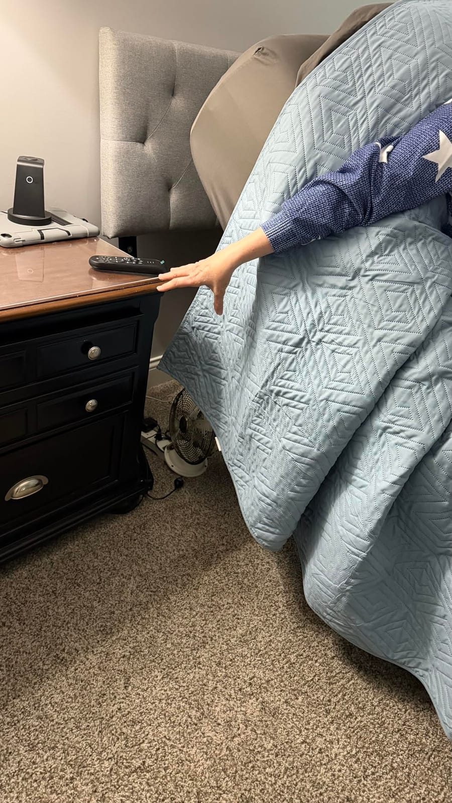 Sven & Son Classic Adjustable Bed Base, Head and Foot Lift, Massage, Under-Bed Lights, USB, Gel Memory, Zero Gravity Smart Frame - Split King + 14 inch Hybrid Spring Matt (Medium Soft) customer photo 2