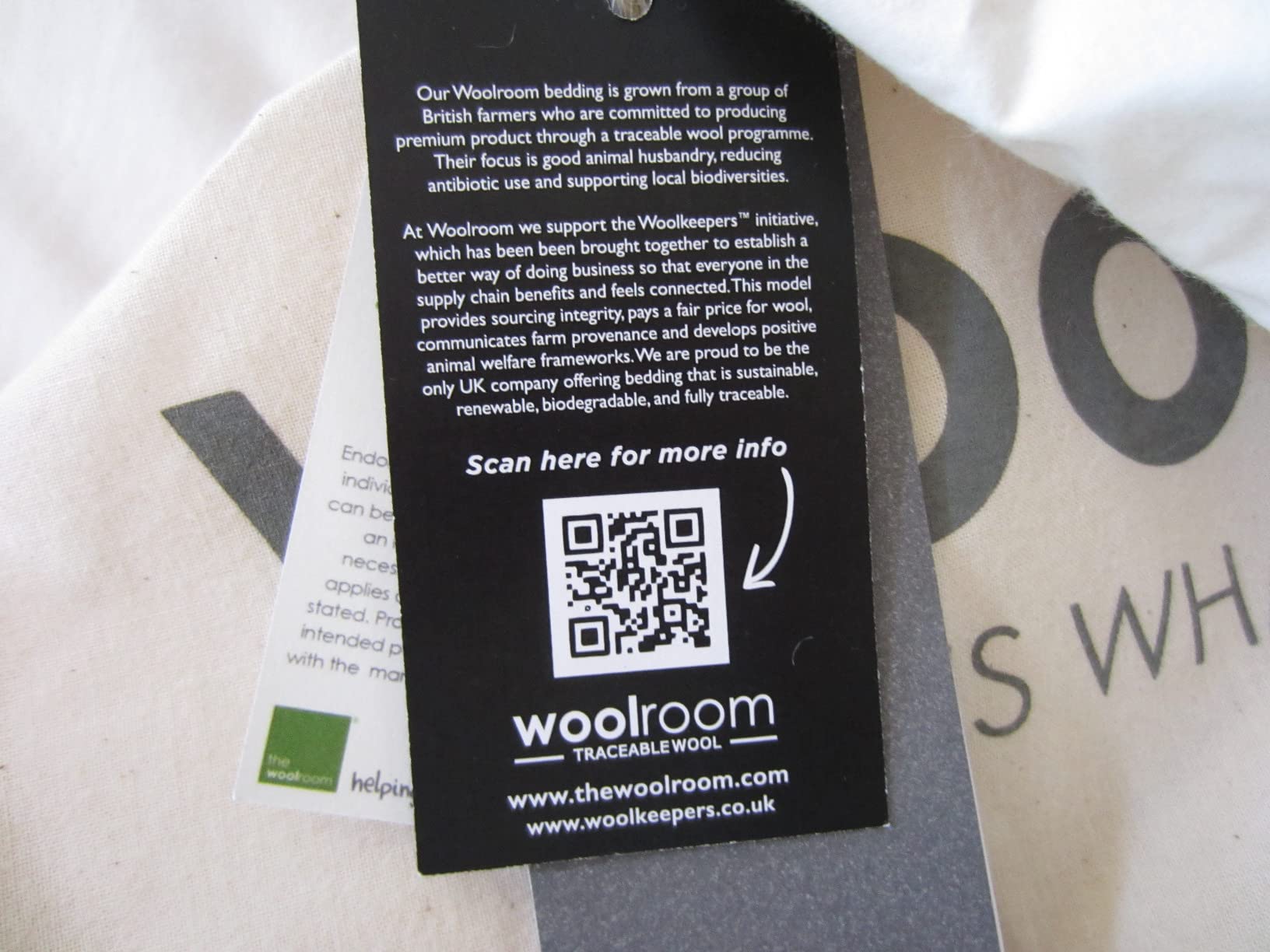 Woolroom Deluxe Washable Wool Mattress Protector Queen Size 100% Natural customer photo 1