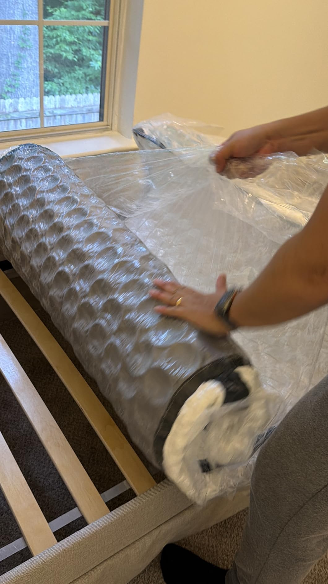 Inofia Queen Mattress,12 Inch Hybrid Innerspring Cool Bed with Pocket Coils customer photo 1