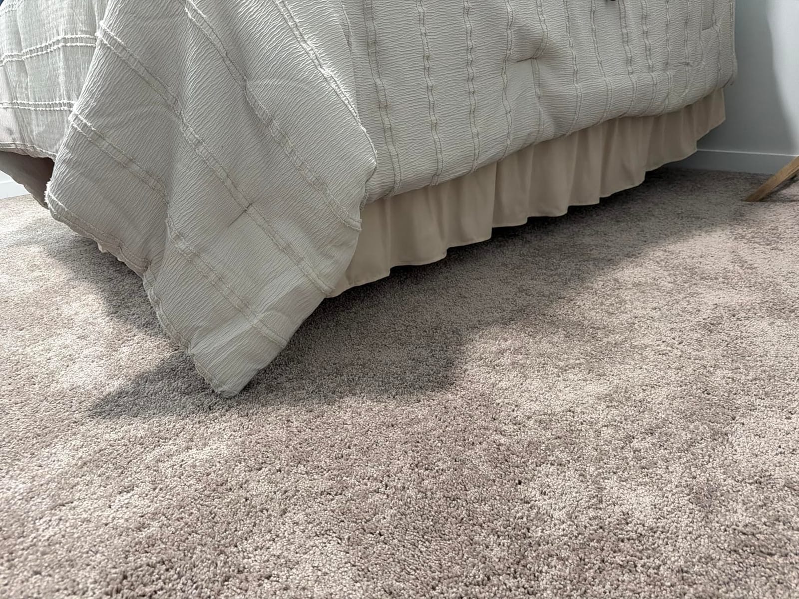 PureFit Wrap Around Ruffled Bed Skirt, White, Twin/Full - 18