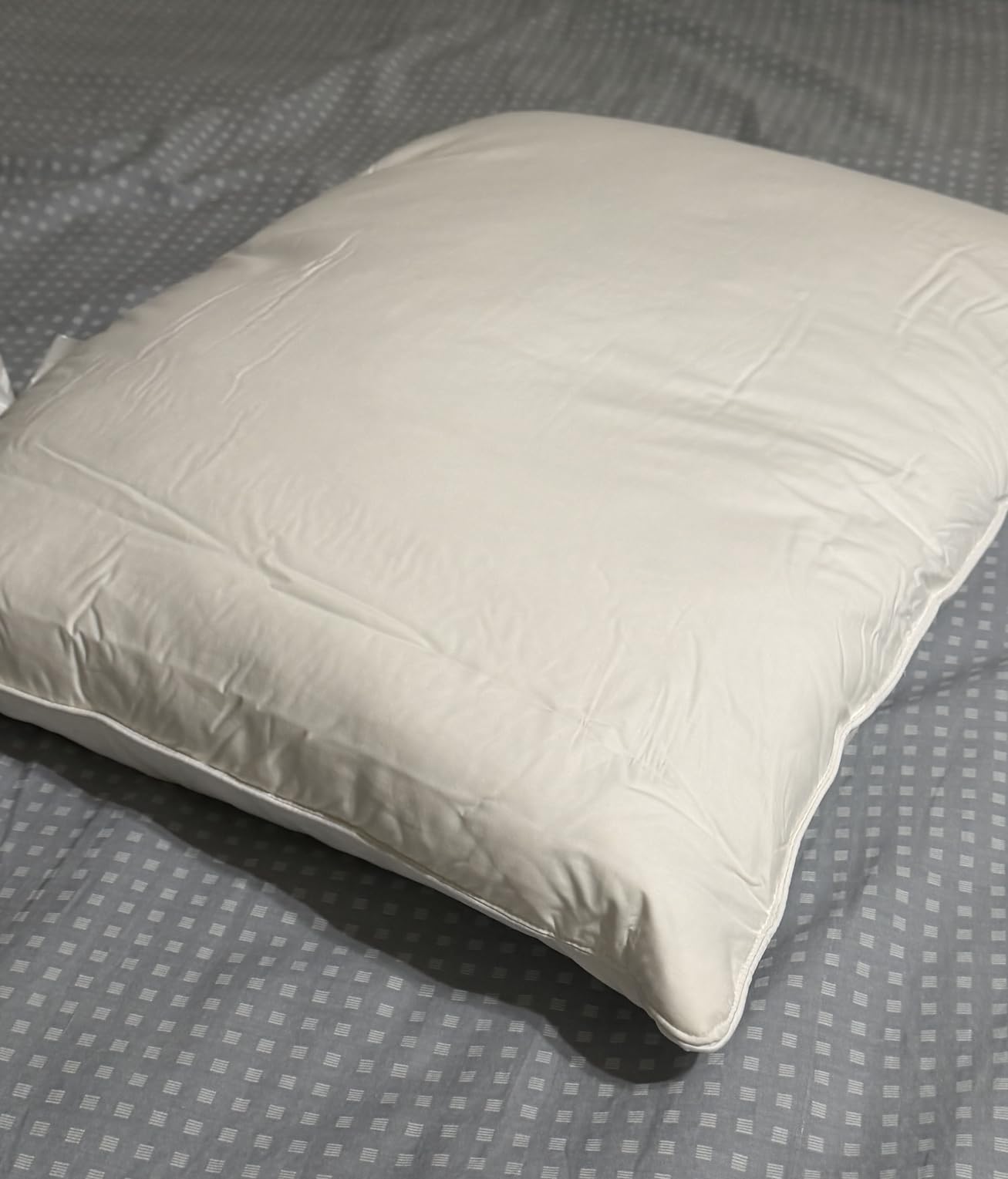 Goose Feathers and Down Pillow, Bed Pillow Queen Size Set of 1 customer photo 1