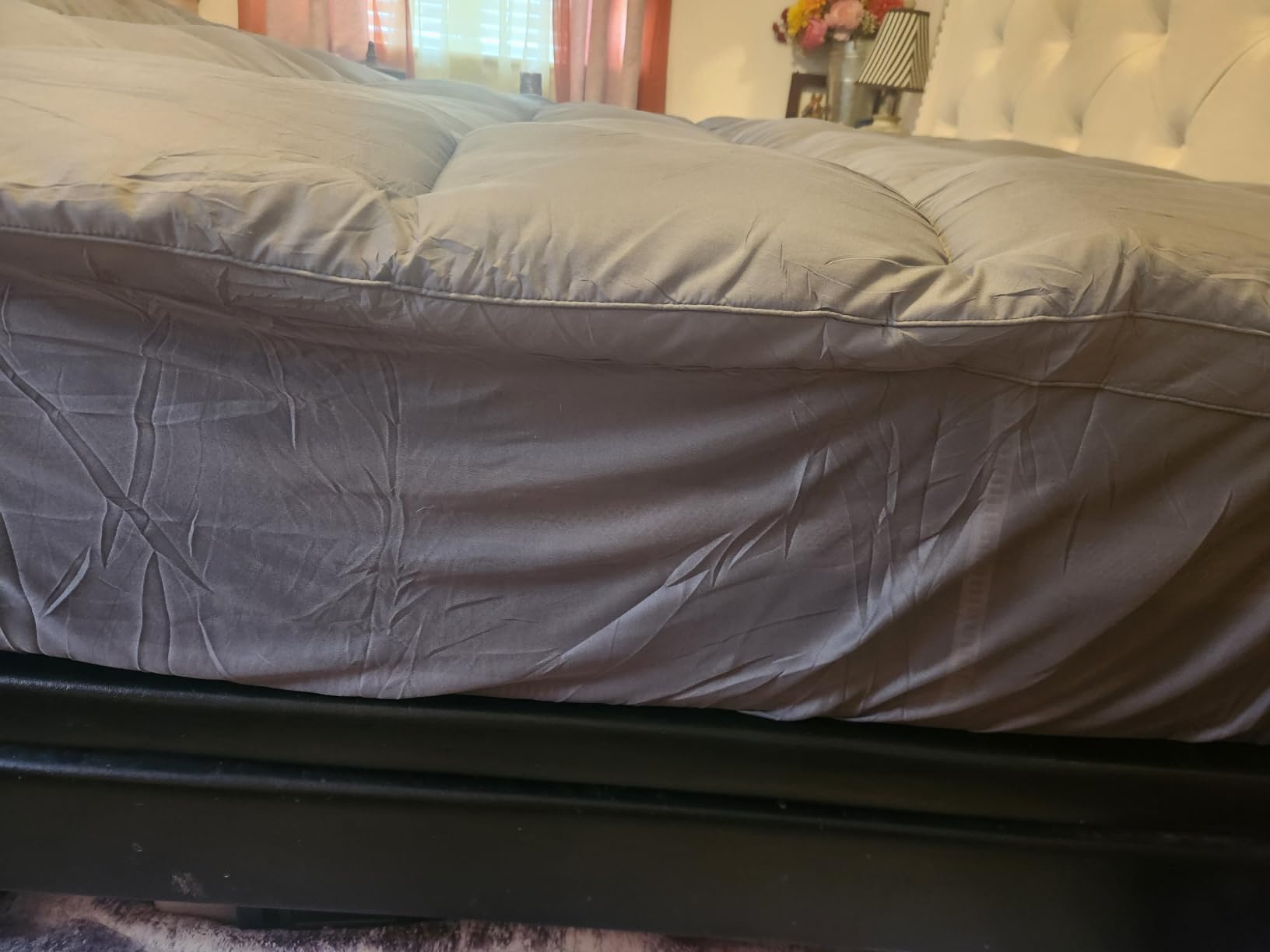 COONP Queen Mattress Topper, Cotton Extra Thick Pillow Top Mattress Pad customer photo 1