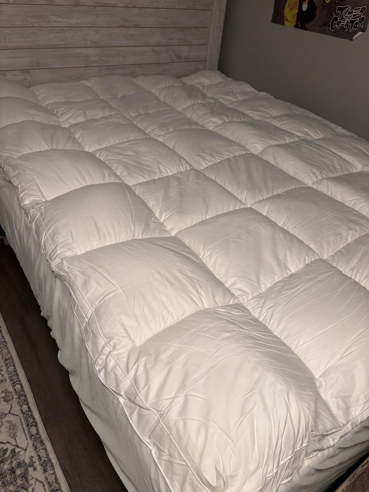 COONP Queen Mattress Topper, Cotton Extra Thick Pillow Top Mattress Pad customer photo 2