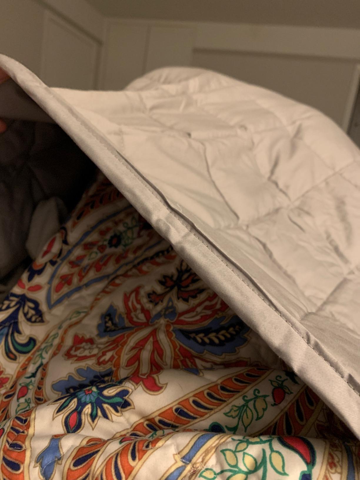 Bare Home Cotton Weighted Blanket (Light Grey, 48