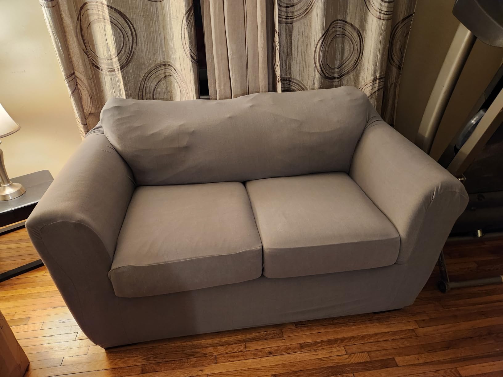 Easy-Going 4 Pieces Stretch Sofa Cover for 3 Cushion Couch Washable customer photo 1