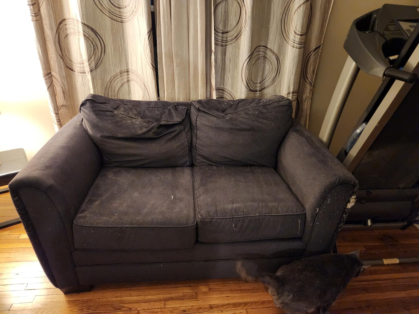 Easy-Going 4 Pieces Stretch Sofa Cover for 3 Cushion Couch Washable customer photo 2