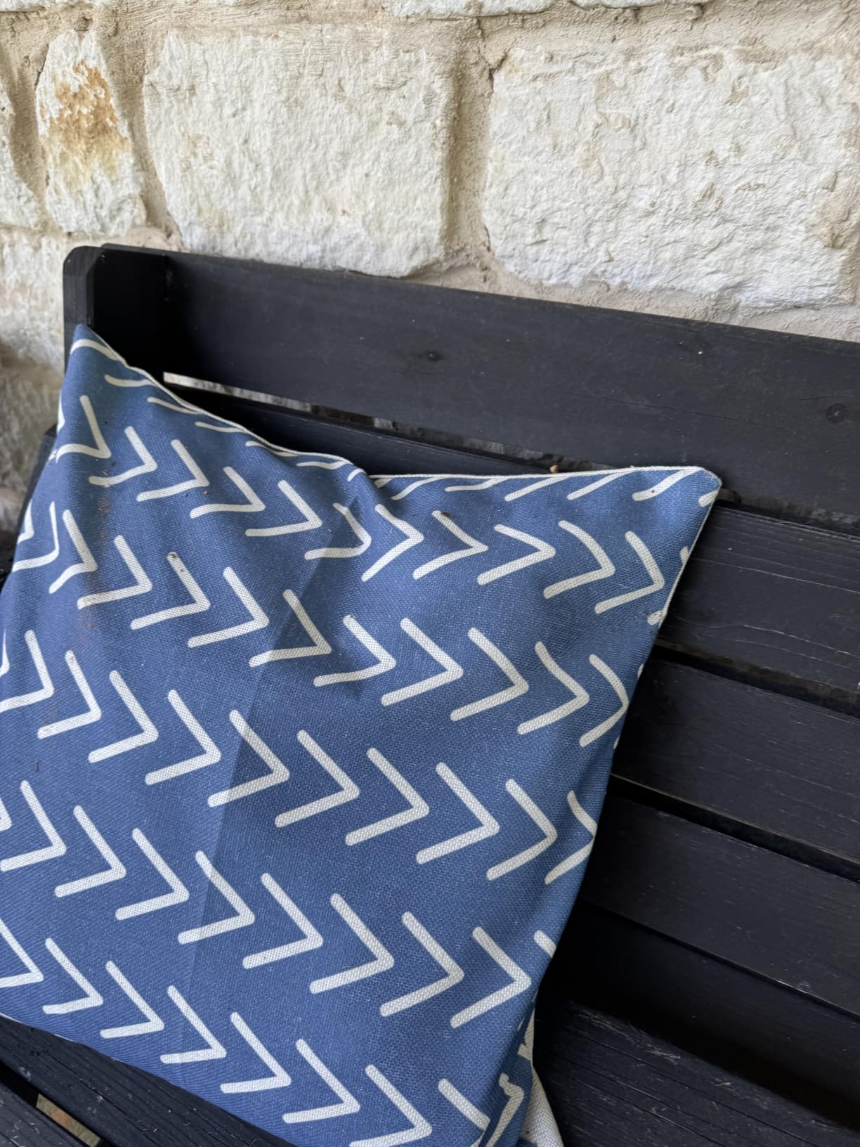 YCOLL Pillow Covers 18x18 Set of 4，Modern Sofa Throw Pillow Cover, Decorative Home Outdoor Linen Fabric Geometric Pillow Case for Couch Bed Car，Gray customer photo 2